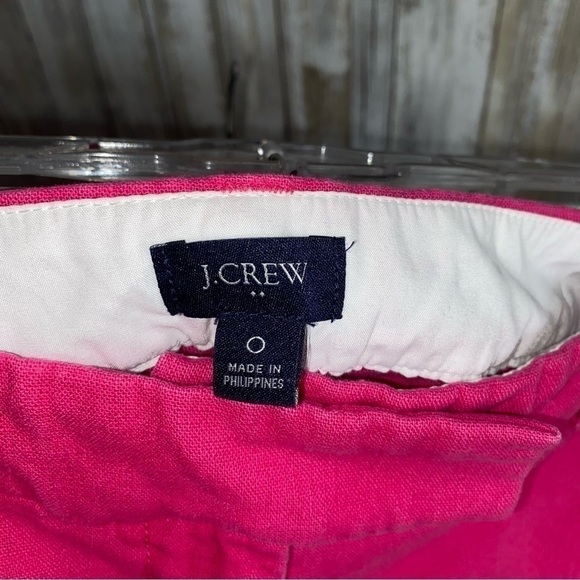 J. Crew Hot Pink Scalloped Shorts - Picture 8 of 8